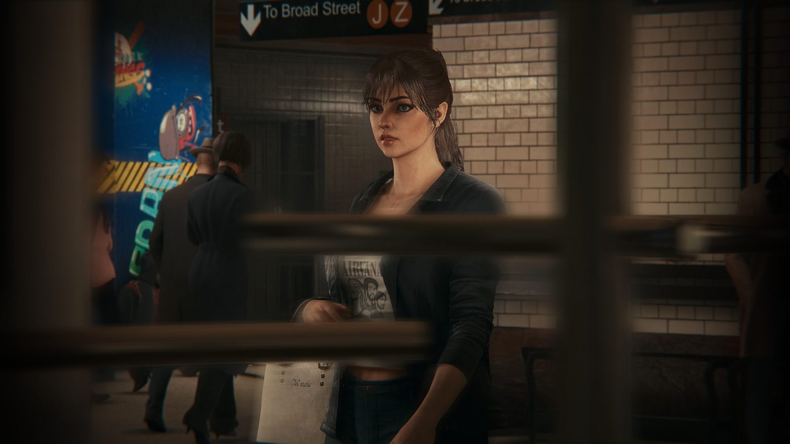 Amelie at the subway