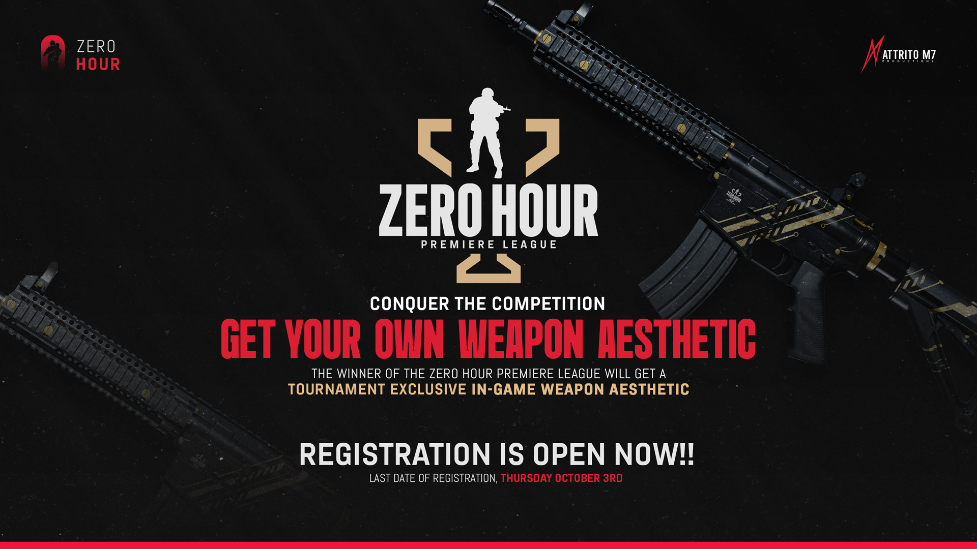 Join the Zero Hour Premiere League, the first-ever tournament for Zero Hour!